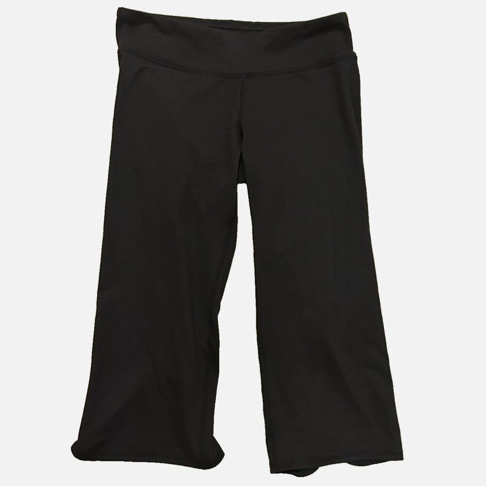 Soybu Lotus Fit Cropped ActiveWear Yoga Pants, Small, Black